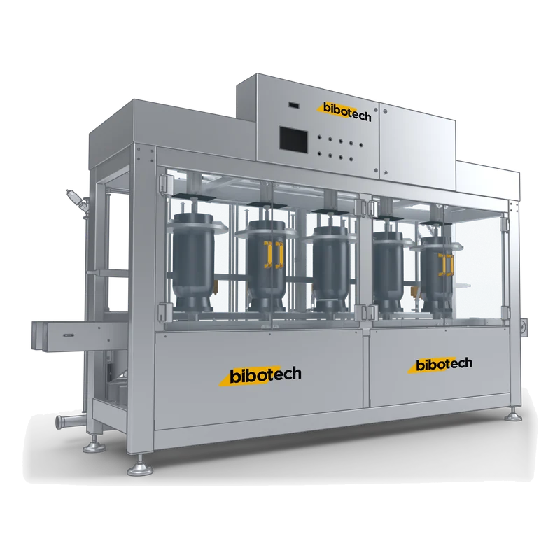 BiboFlow 5 fully automatic keg washing and filling line with five heads