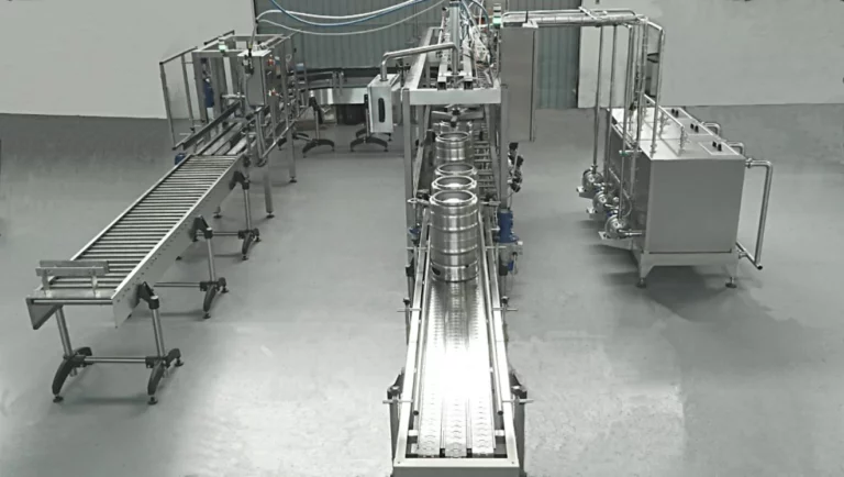 The same line, from the workshop floor