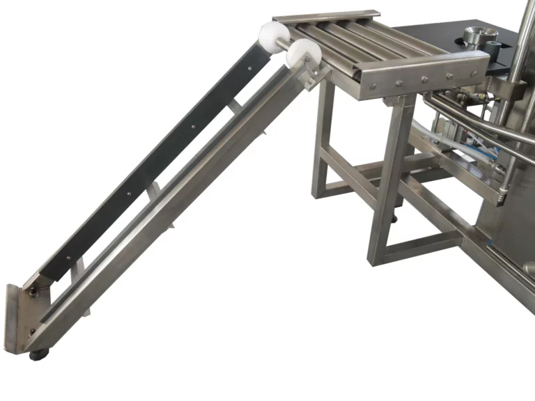 BiboFlow 2 outfeed roller and slide